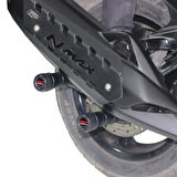 GP Kompozit Yamaha NMAX 125 / 155 2015-2024 Uyumlu Egzoz Koruma Takozu Siyah
