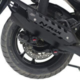 GP Kompozit Yamaha NMAX 125 / 155 2015-2024 Uyumlu Egzoz Koruma Takozu Siyah
