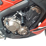 GP Kompozit Honda CBR650F 2014-2018 Uyumlu Motor Koruma Takozu Siyah