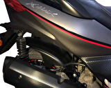 GP Kompozit Yamaha XMAX 125-250-300 2018-2022 Uyumlu Arka Çamurluk Siyah