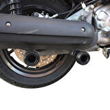 GP Kompozit Yamaha XMAX 250 / 400 2014-2017 Uyumlu Egzoz Koruma Takozu Siyah