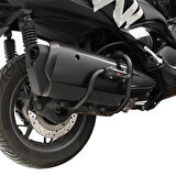 GP Kompozit Yamaha XMAX 250 2018-2024 Uyumlu Egzoz Koruma Demiri Siyah