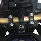 GP Kompozit Honda Africa Twin CRF1000L / CRF1100L 2016-2023 Uyumlu Gidon Yükseltme Siyah