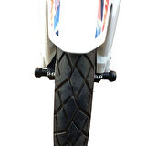 GP Kompozit Honda Africa Twin CRF1000L / CRF1100L L1/L2/L4 2016-2023 Uyumlu Aks Koruma Takoz Seti Siyah