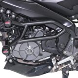 GP Kompozit Bajaj Pulsar NS 200 2011-2021 Uyumlu Motor Koruma Demiri Siyah