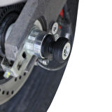GP Kompozit Ducati Monster 821 2016-2020 Uyumlu Ön Arka Aks Koruma Takımı Siyah