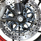 GP Kompozit Ducati Monster 821 2016-2020 Uyumlu Ön Arka Aks Koruma Takımı Siyah
