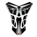 GP Kompozit Bajaj Dominar 400 2017-2020 Uyumlu Tank Pad Siyah-Gri