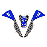 GP Kompozit Yamaha MT-07 Tracer 2020-2024 Uyumlu Tank Pad Seti Mavi