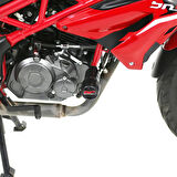GP Kompozit Benelli BN 125 2018-2020 Uyumlu Motor Koruma Takozu Siyah