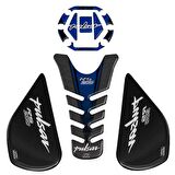 GP Kompozit Bajaj RS 200 2015-2020 Uyumlu Tank Pad Seti Mavi
