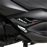 GP Kompozit Yamaha XMAX 2018-2022 Uyumlu Yan Pad Seti Siyah-Karbon