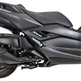 GP Kompozit Yamaha XMAX 2018-2022 Uyumlu Yan Pad Seti Siyah-Karbon