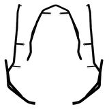 GP Kompozit Honda PCX 125 2021-2023 Uyumlu Koruma Demiri Siyah