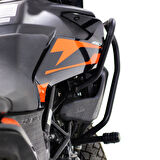 GP Kompozit KTM 250 / 390 Adventure 2020-2024 Uyumlu Koruma Demiri Siyah
