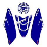 GP Kompozit Yamaha R6 2017-2023 Uyumlu Tank Pad Seti Mavi