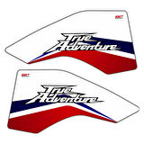 GP Kompozit Honda Africa Twin CRF1100L Adventure 2020-2023 Uyumlu Tank Pad Seti Beyaz