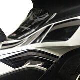 GP Kompozit Honda PCX 125 2021-2024 Uyumlu Yan Ayak Pad Gri