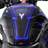 GP Kompozit Yamaha MT-25 2015-2019 Uyumlu Tank Pad Seti Siyah-Lacivert