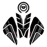 GP Kompozit Yamaha MT-09 2021-2023 Uyumlu Tank Pad Seti Siyah