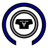 GP Kompozit Yamaha MT-09 2021-2023 Uyumlu Tank Pad Seti Siyah-Mavi
