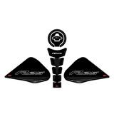 GP Kompozit Yamaha R25 2015-2018 Uyumlu Tank Pad Seti Siyah