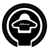 GP Kompozit Yamaha R25 2015-2018 Uyumlu Tank Pad Seti Siyah