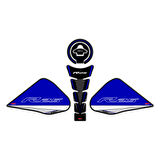 GP Kompozit Yamaha R25 2015-2018 Uyumlu Tank Pad Seti Mavi