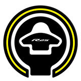 GP Kompozit Yamaha R25 2015-2018 Uyumlu Tank Pad Seti Sarı