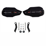 GP Kompozit Honda NC 750 S 2012-2023 Uyumlu Plastik Elcik Koruma Siyah