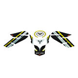 GP Kompozit Yamaha MT-09 2013-2016 Uyumlu Tank Pad Seti Sarı