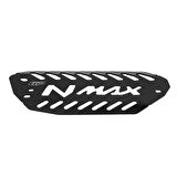 GP Kompozit Yamaha NMAX 125 / 155 2021-2024 Uyumlu Egzoz Koruma Kapağı Siyah