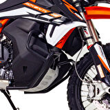 GP Kompozit KTM 790 / 890 ADV / ADV R 2021-2022 Uyumlu Motor Koruma Demiri Siyah