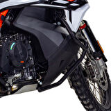 GP Kompozit KTM 790 / 890 ADV / ADV R 2021-2022 Uyumlu Motor Koruma Demiri Siyah