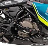 GP Kompozit CF Moto 250 SR 2020-2023 Uyumlu Motor Koruma Demiri Siyah