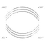 GP Kompozit Honda PCX 125 / 150 2014-2024 Uyumlu Jant Şeridi Reflektif Gri