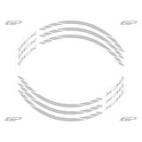 GP Kompozit Honda PCX 125 / 150 2014-2024 Uyumlu Jant Şeridi Reflektif Gri