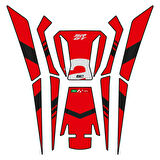 GP Kompozit Aprilia SR GT 125 / 200 2022-2023 Uyumlu Tank Pad Kırmızı
