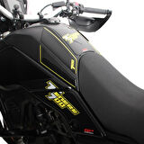 GP Kompozit Yamaha Tenere 700 2019-2023 Uyumlu Tank Pad Seti Sarı