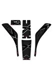 Sym Jet X 125 2022-2023 Uyumlu Tank Pad Seti Karbon