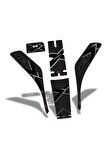 Sym Jet X 125 2022-2023 Uyumlu Tank Pad Seti Karbon