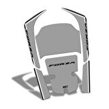 GP Kompozit Honda Forza 250 2018-2024 Uyumlu Tank Pad Nardo Gri