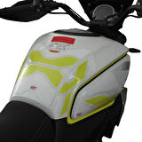 GP Kompozit CF Moto 250 CL-X 2022-2024 Uyumlu Tank Pad Seti Sarı