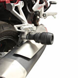 GP Kompozit Honda CB750 Hornet 2023-2024 Uyumlu Egzoz Koruma Takozu Siyah