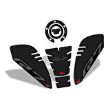 GP Kompozit Yamaha R7 2021–2024 Uyumlu Tank Pad Seti Karbon