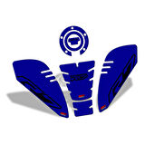 GP Kompozit Yamaha R7 2021–2024 Uyumlu Tank Pad Seti Mavi