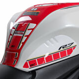 GP Kompozit Yamaha R7 2021–2024 Uyumlu Tank Pad Seti Mavi