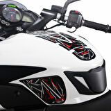 GP Kompozit Bajaj Pulsar NS 200 2011-2024 Uyumlu Tank Pad Seti Mavi
