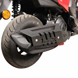 GP Kompozit Yamaha RayZR 2024 Uyumlu Egzoz Koruma Kapağı Siyah
