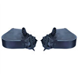 GP Kompozit Universal Scooter El Korumalı Rüzgarlık Siyah